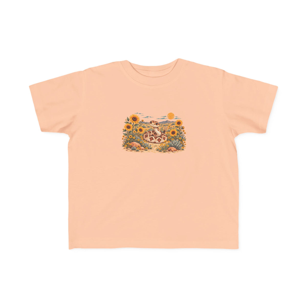High Desert Little Toddler Tee | Rattlesnake & Sunflowers
