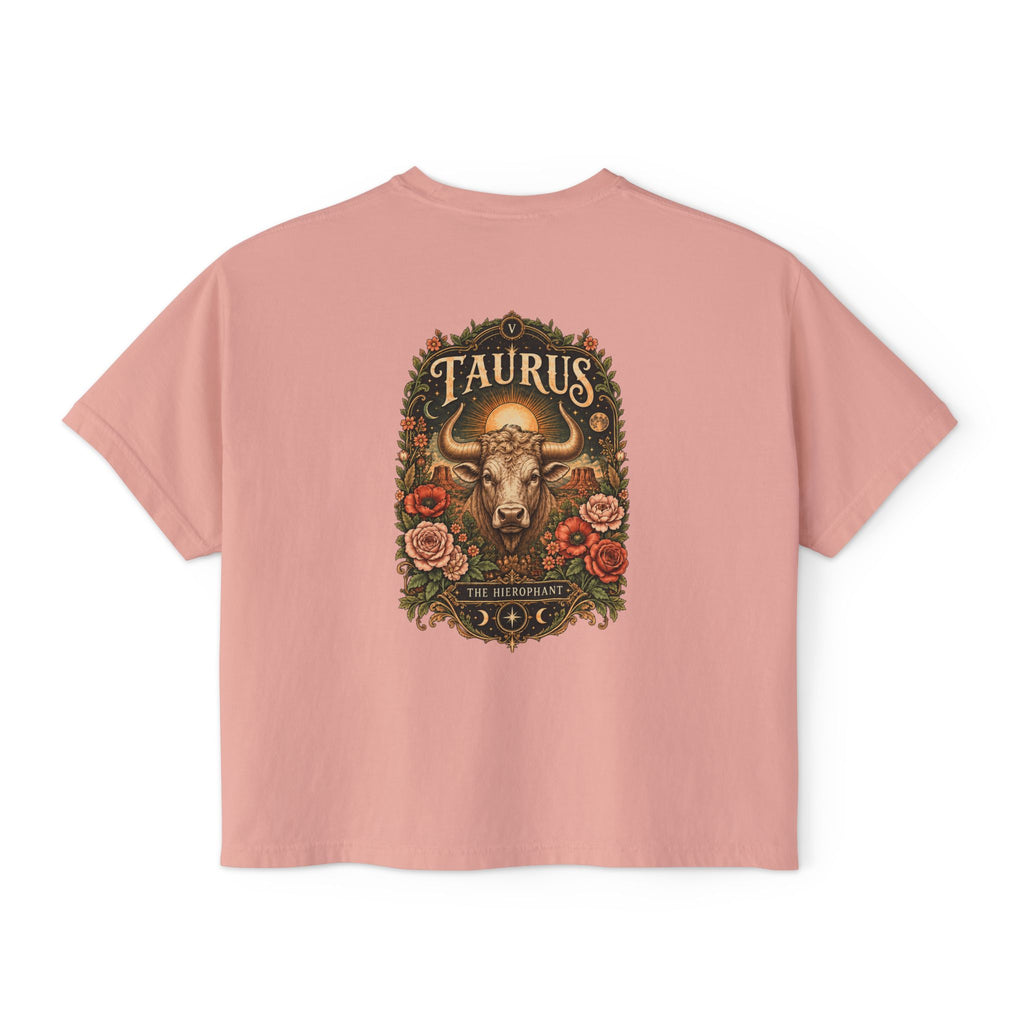 Taurus Hierophant Tarot Boxy  Shirt | Sun, Moon & Mesa