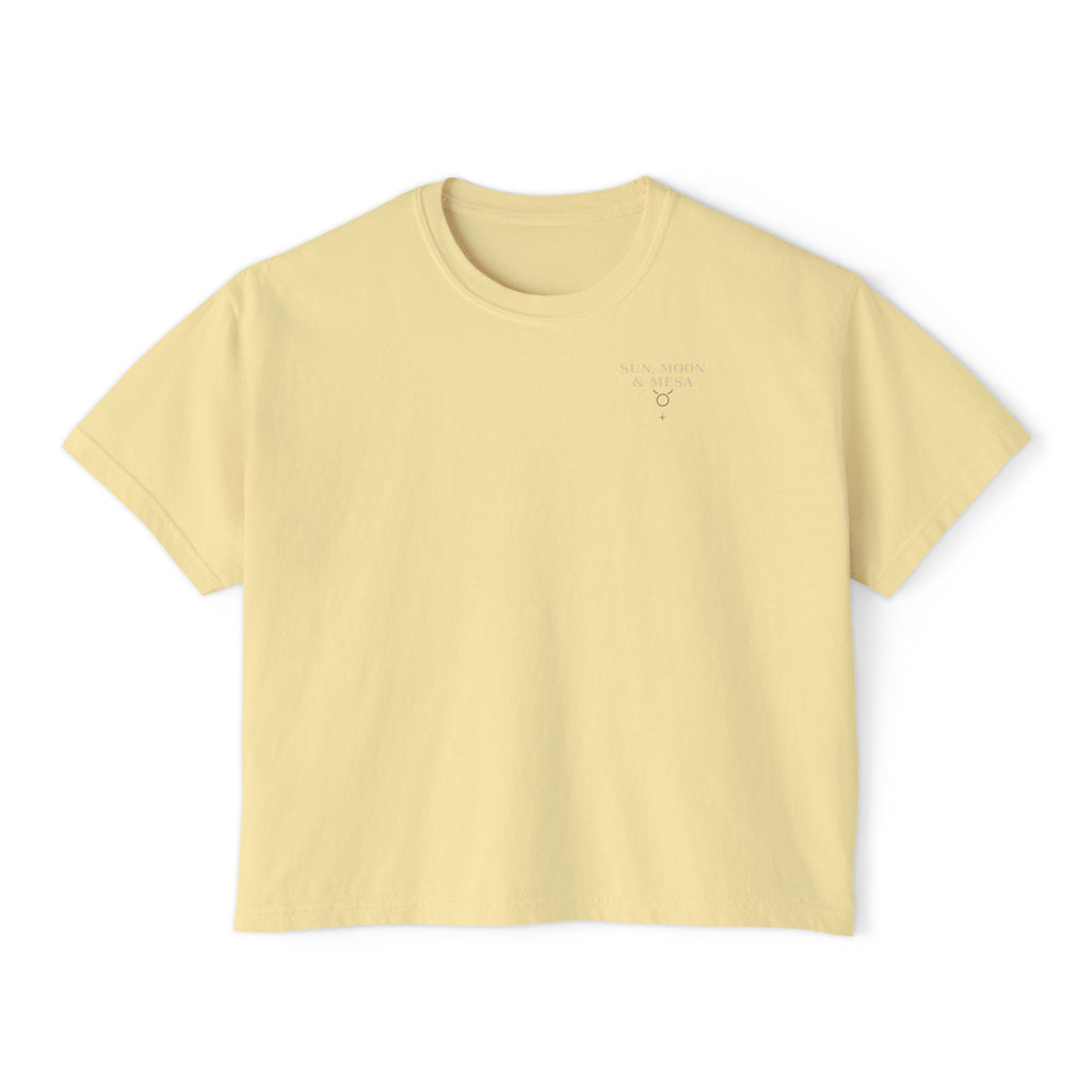 Taurus Hierophant Tarot Boxy  Shirt | Sun, Moon & Mesa