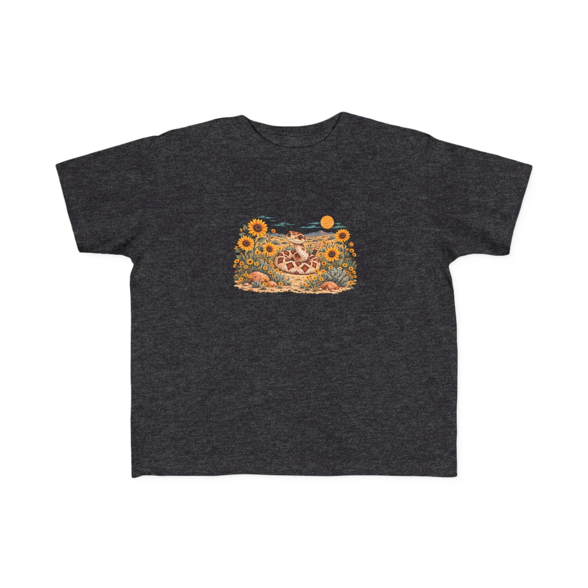 High Desert Little Toddler Tee | Rattlesnake & Sunflowers