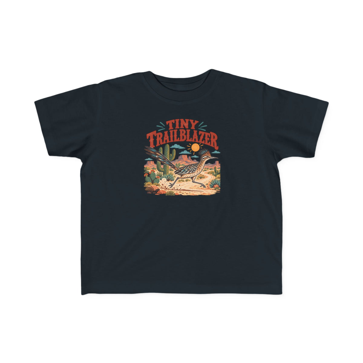 ‘Tiny Trailblazer ‘Toddler Tee | Desert Roadrunner Shirt
