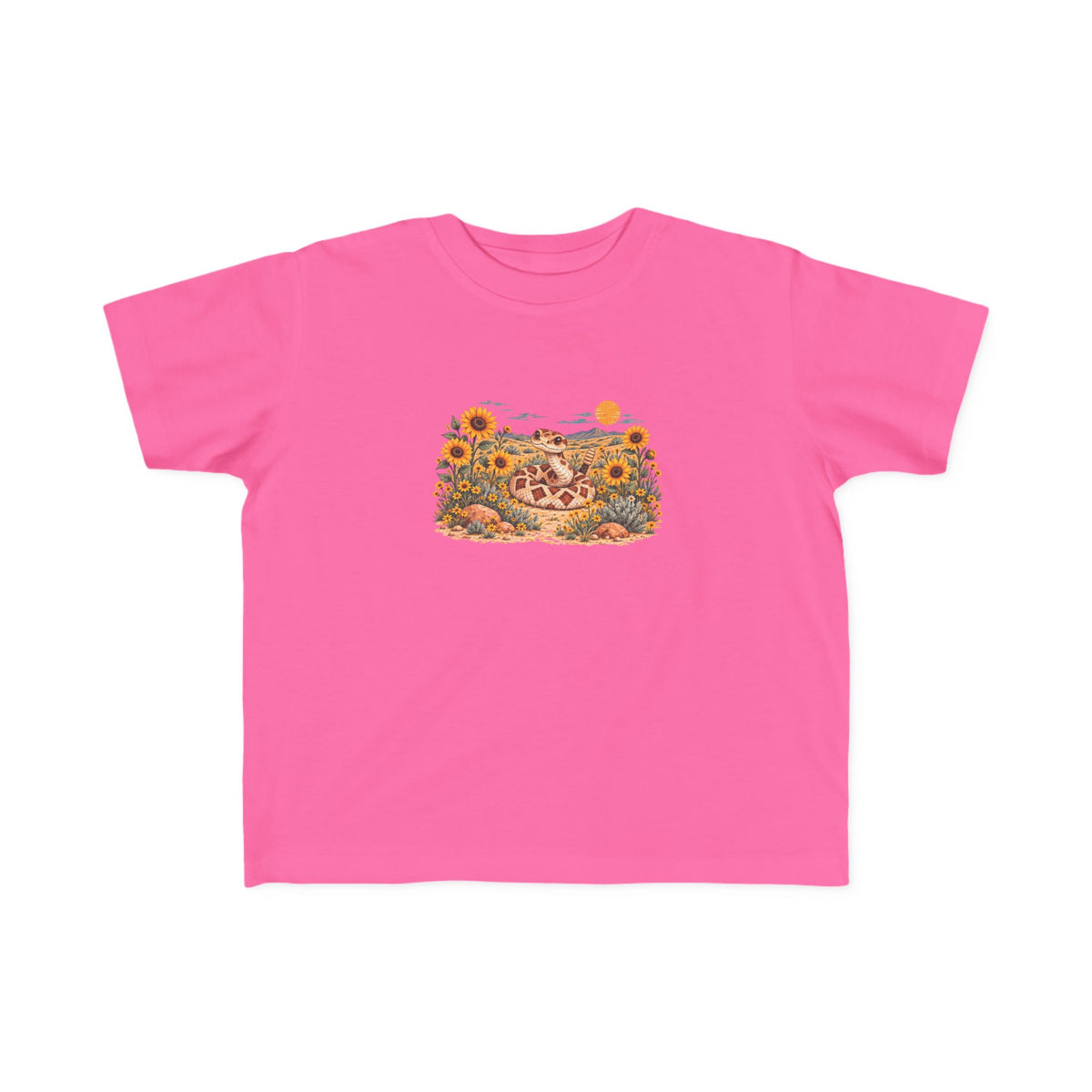 High Desert Little Toddler Tee | Rattlesnake & Sunflowers