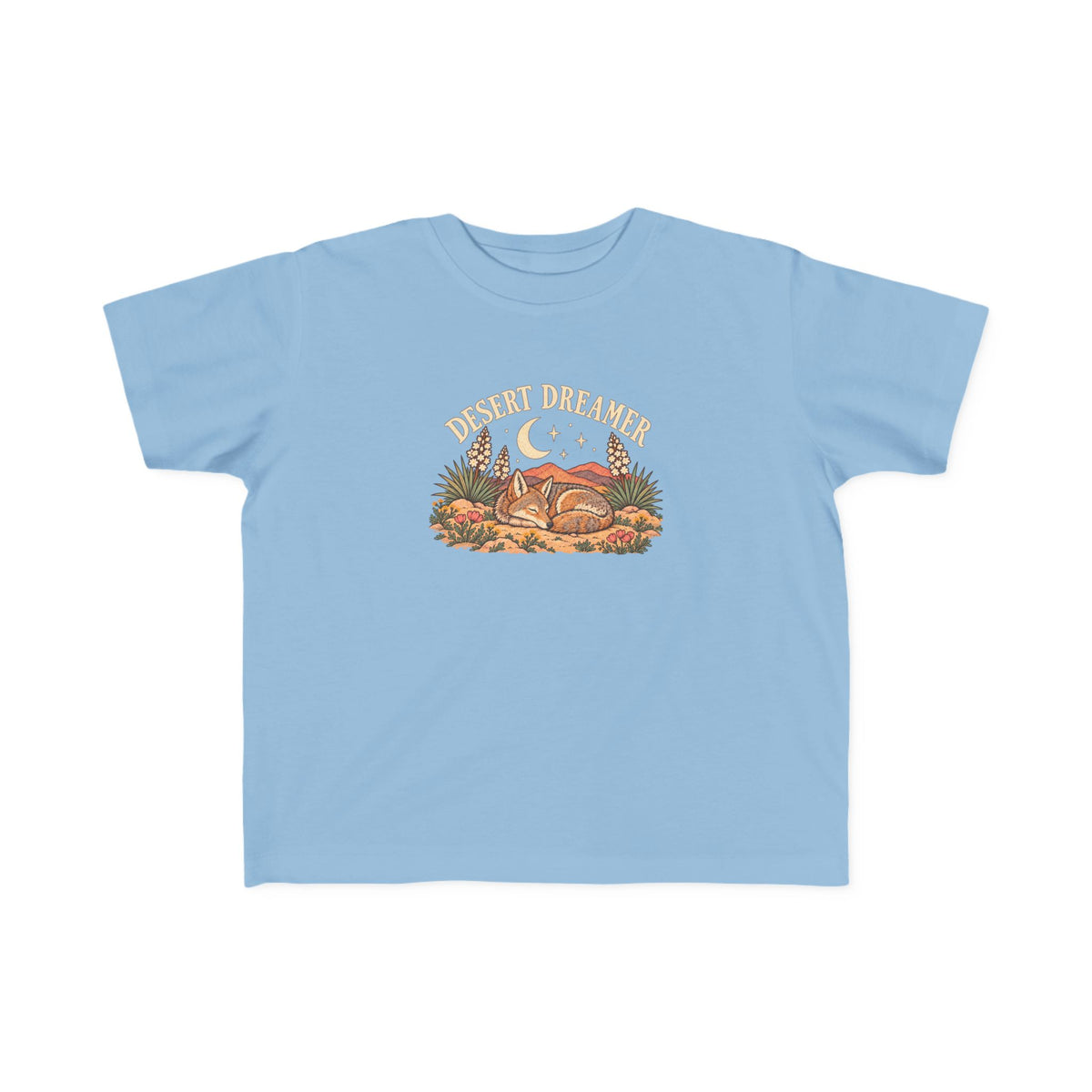‘Desert Dreamer’ Toddler Tee | Sleeping Coyote Shirt