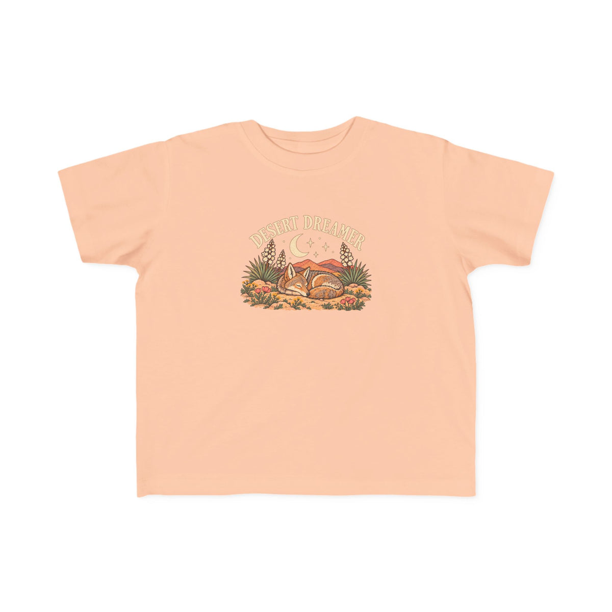 ‘Desert Dreamer’ Toddler Tee | Sleeping Coyote Shirt