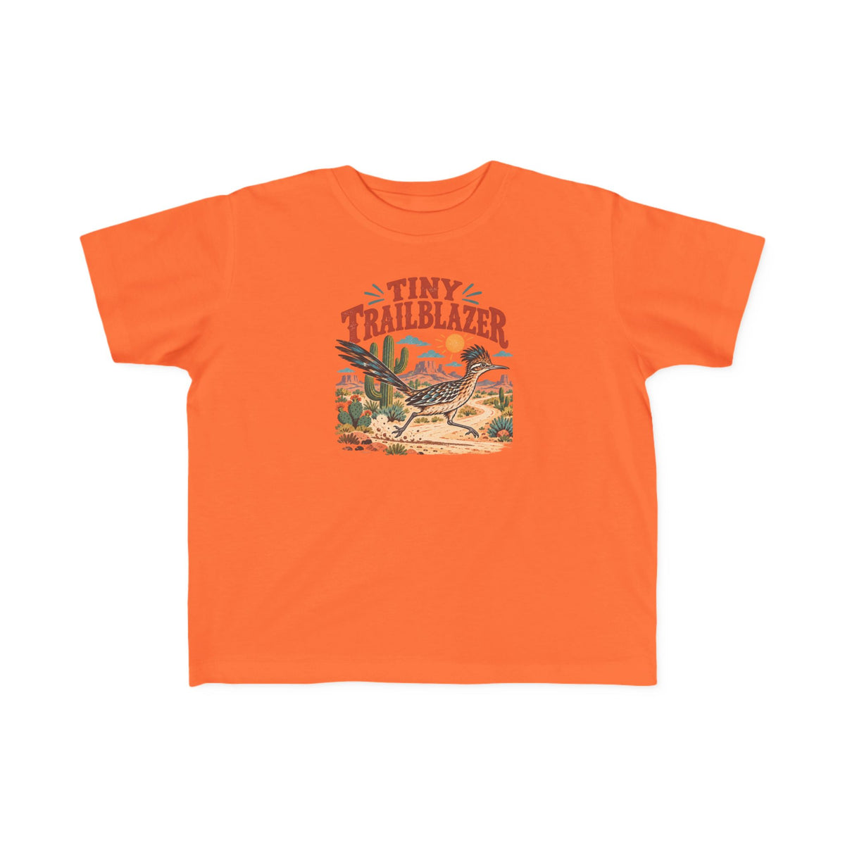 ‘Tiny Trailblazer ‘Toddler Tee | Desert Roadrunner Shirt