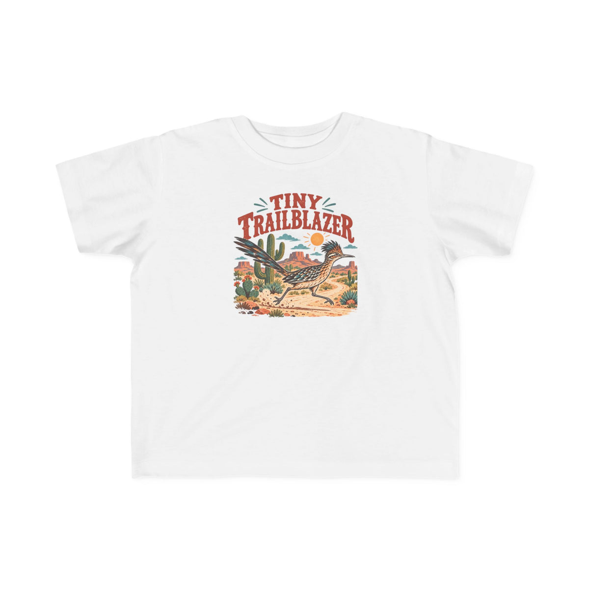 ‘Tiny Trailblazer ‘Toddler Tee | Desert Roadrunner Shirt