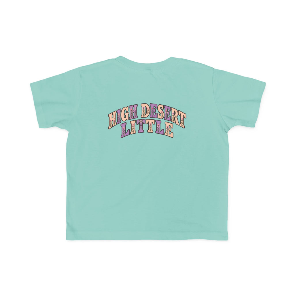 High Desert Little Toddler Tee | Black Bear & Wildflowers