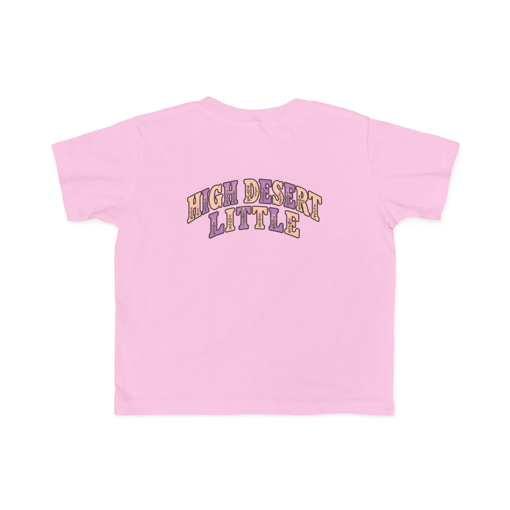 High Desert Little Toddler Tee | Black Bear & Wildflowers
