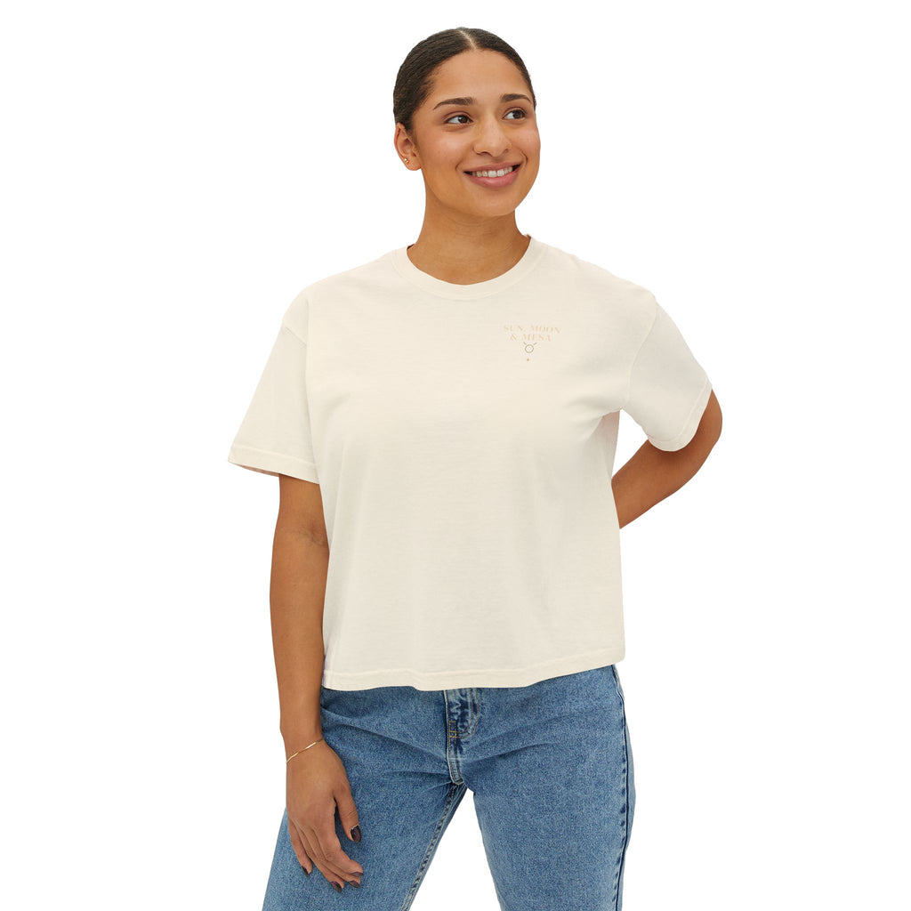 Taurus Hierophant Tarot Boxy  Shirt | Sun, Moon & Mesa
