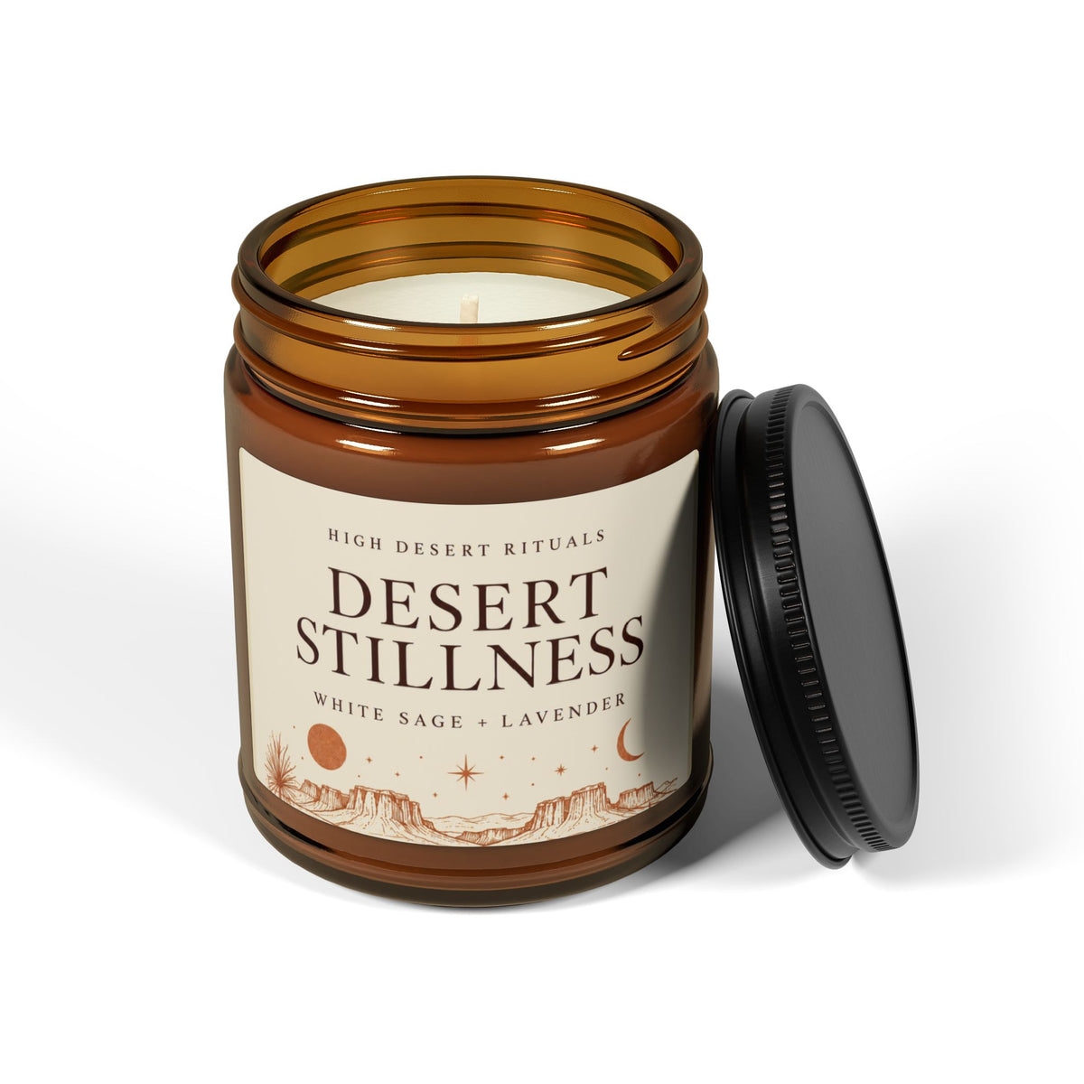 Desert Stillness Candle | White Sage + Lavender | High Desert Rituals