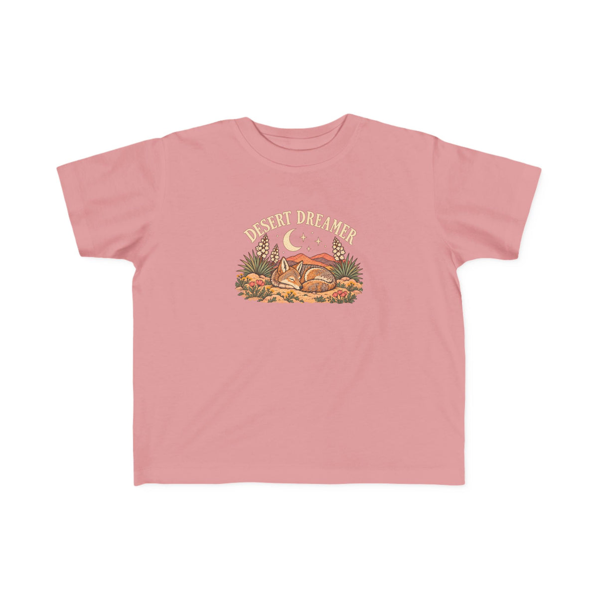‘Desert Dreamer’ Toddler Tee | Sleeping Coyote Shirt