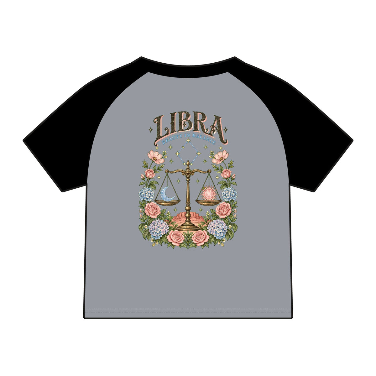Libra Beauty in Balance Women’s Graphic Baby Tee I High Desert Mama