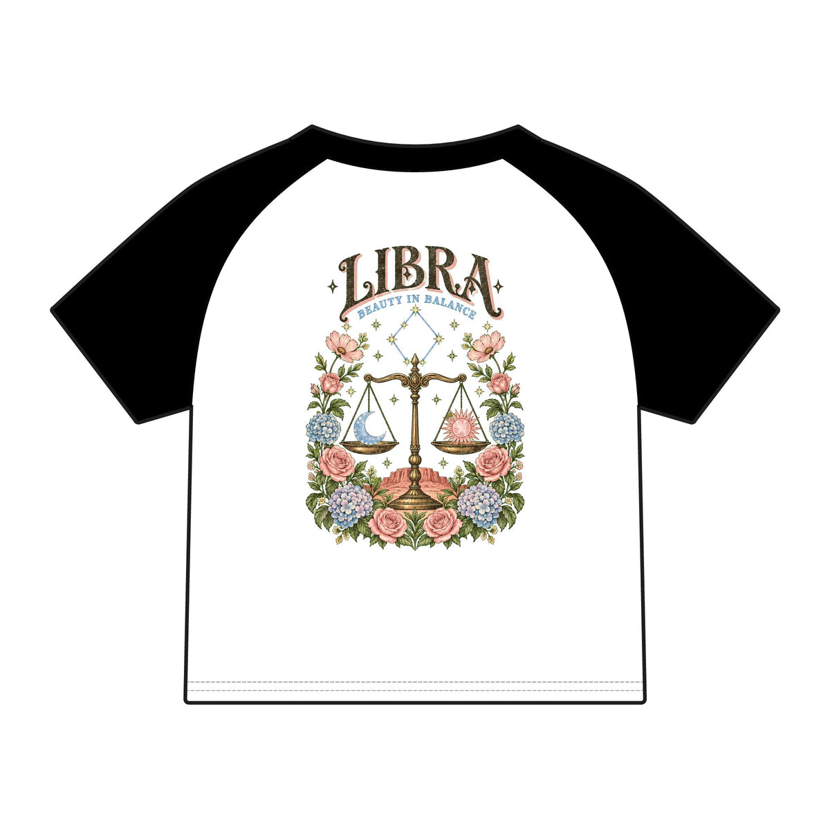 Libra Beauty in Balance Women’s Graphic Baby Tee I High Desert Mama
