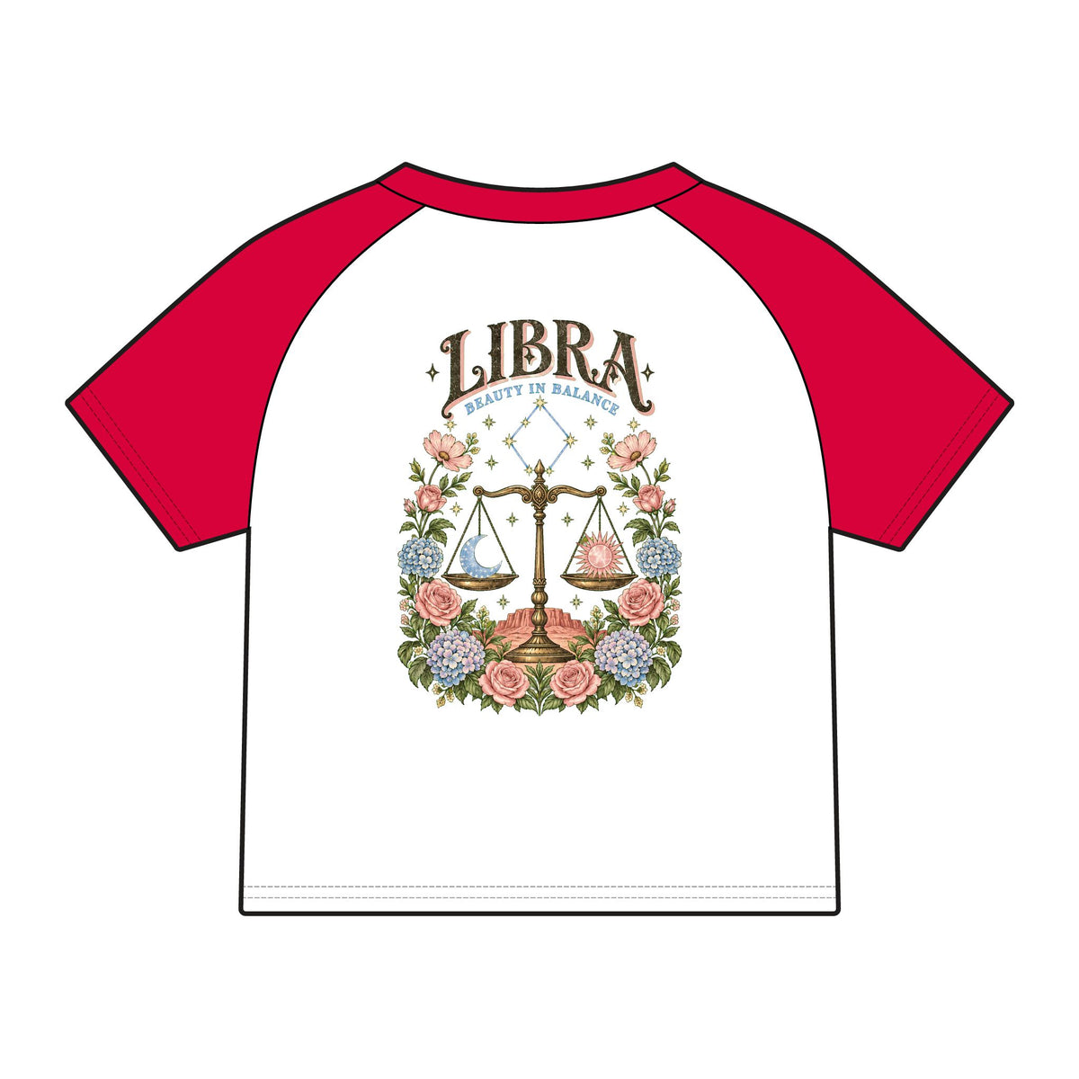 Libra Beauty in Balance Women’s Graphic Baby Tee I High Desert Mama