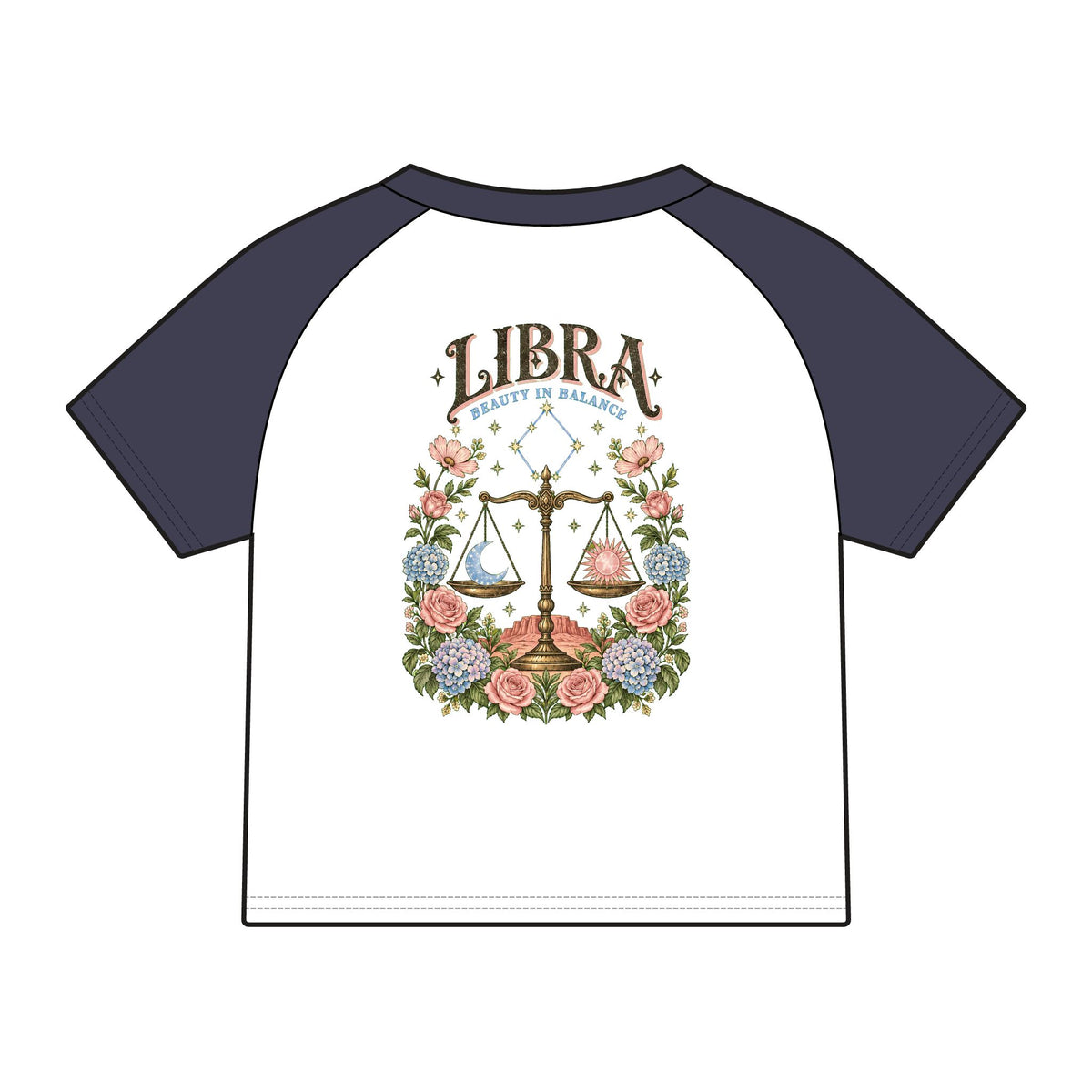 Libra Beauty in Balance Women’s Graphic Baby Tee I High Desert Mama