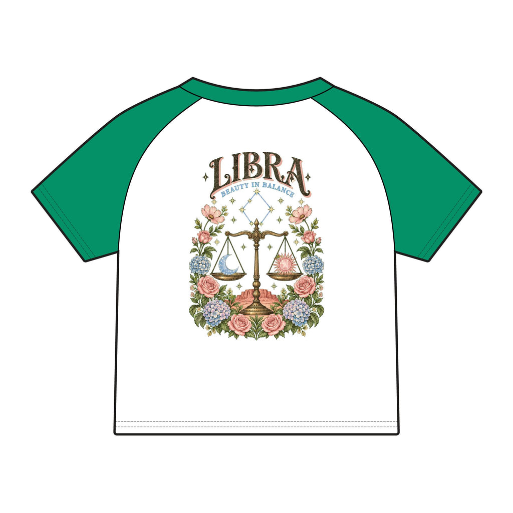 Libra Beauty in Balance Women’s Graphic Baby Tee I High Desert Mama