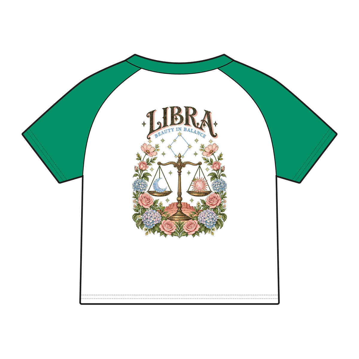 Libra Beauty in Balance Women’s Graphic Baby Tee I High Desert Mama