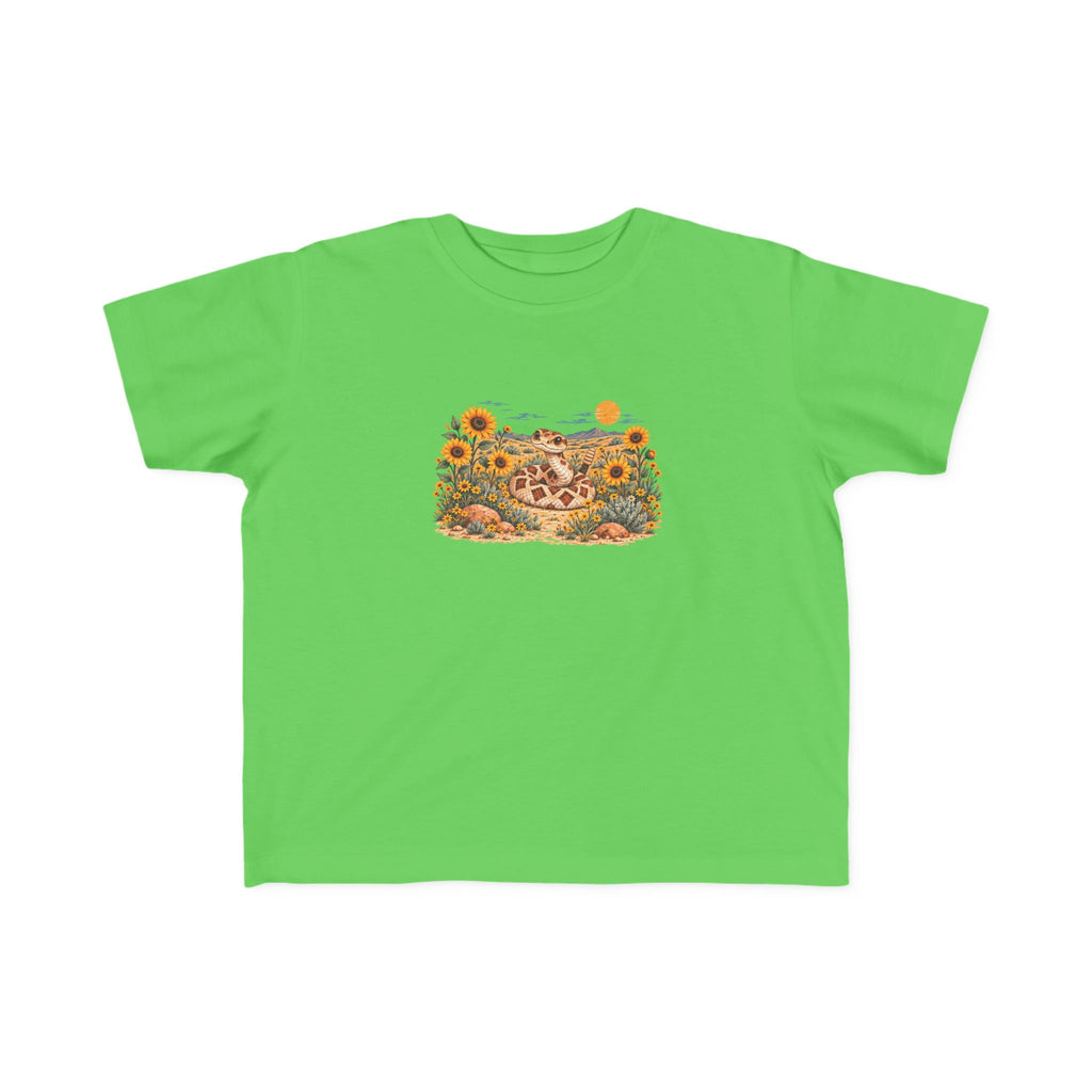 High Desert Little Toddler Tee | Rattlesnake & Sunflowers