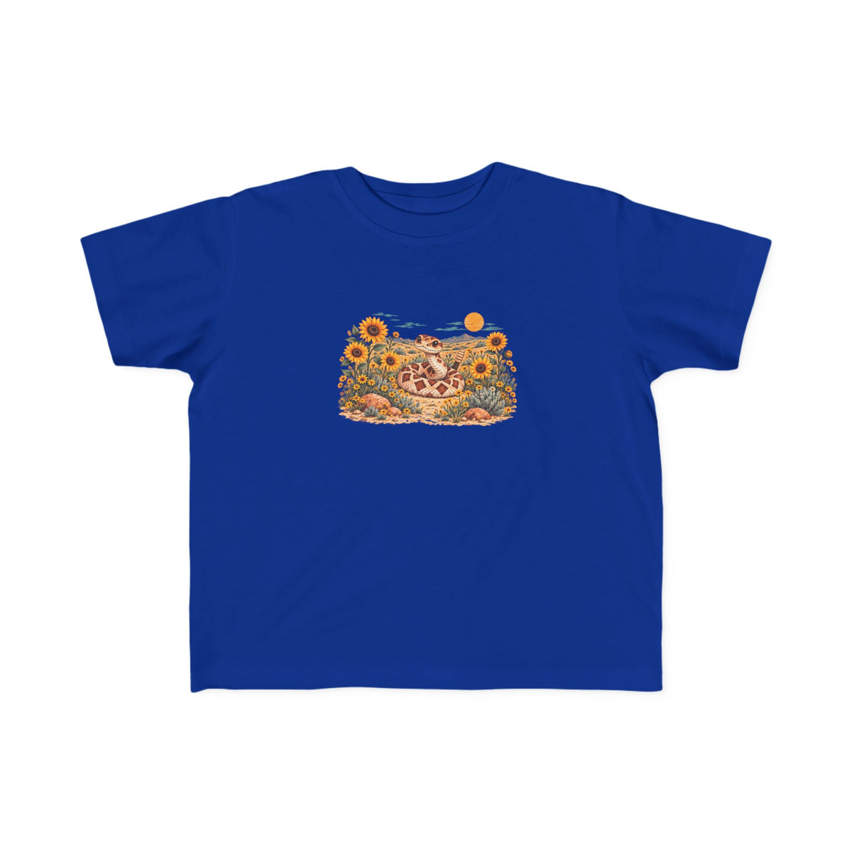 High Desert Little Toddler Tee | Rattlesnake & Sunflowers
