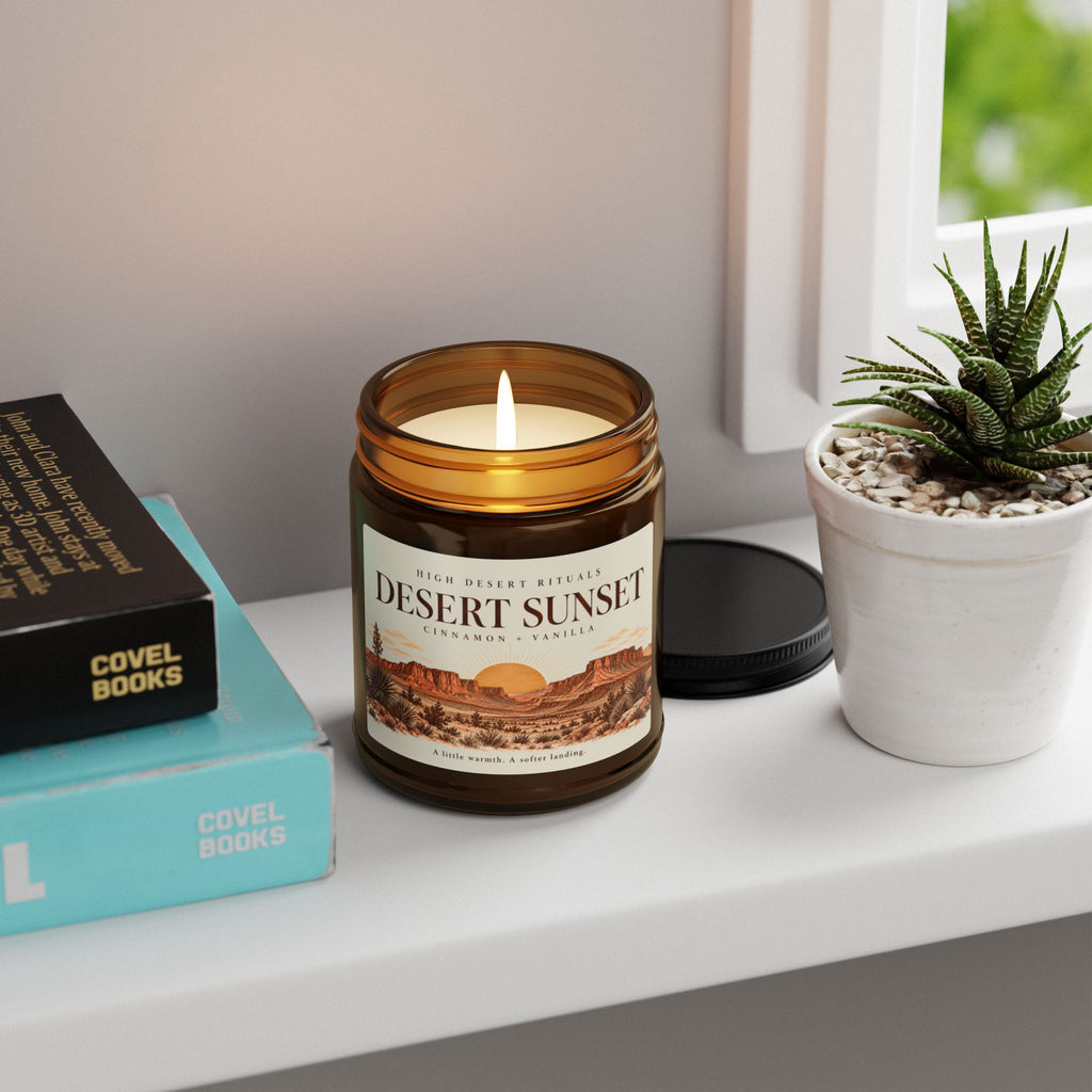 Desert Sunset | Cinnamon + Vanilla Candle | High Desert Rituals