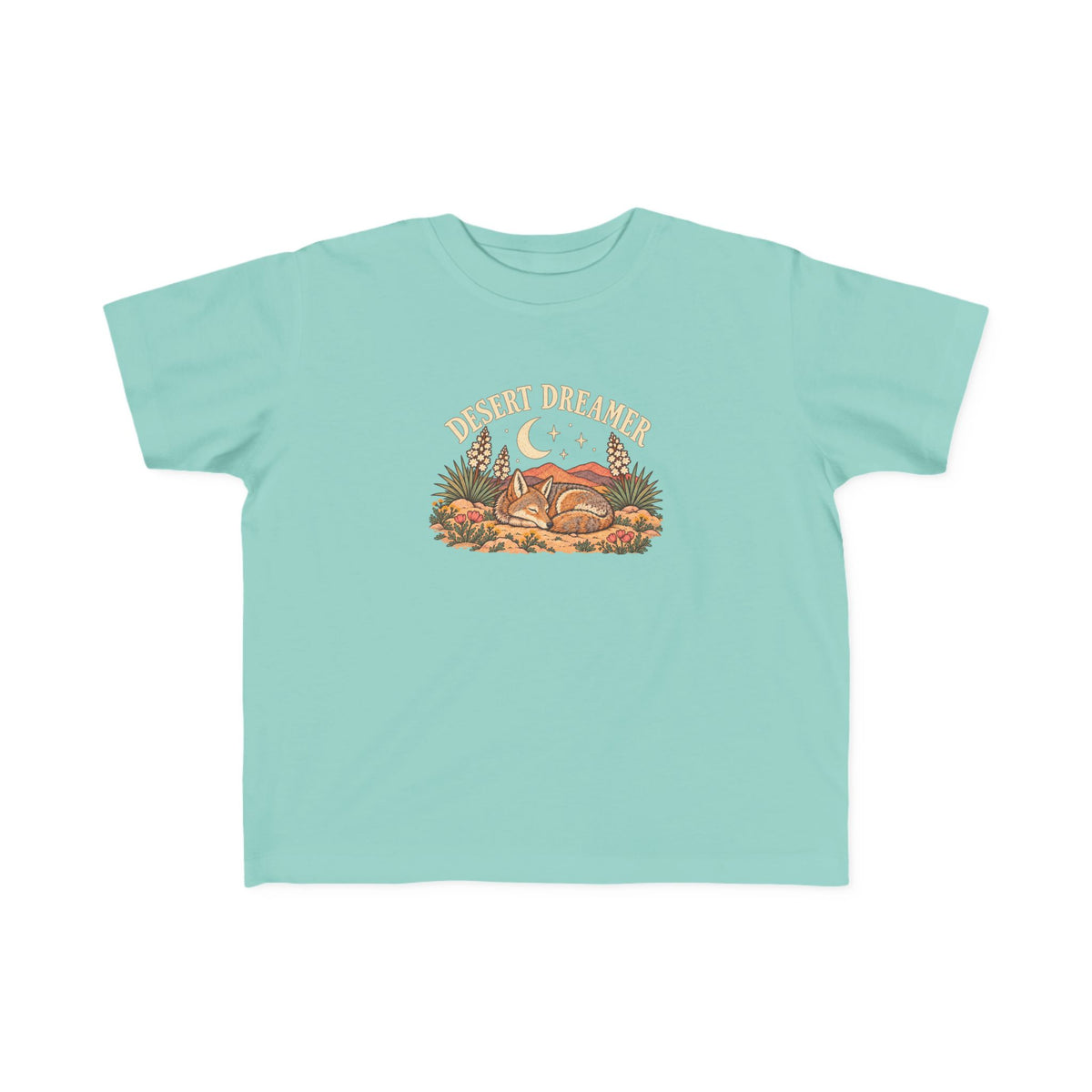 ‘Desert Dreamer’ Toddler Tee | Sleeping Coyote Shirt