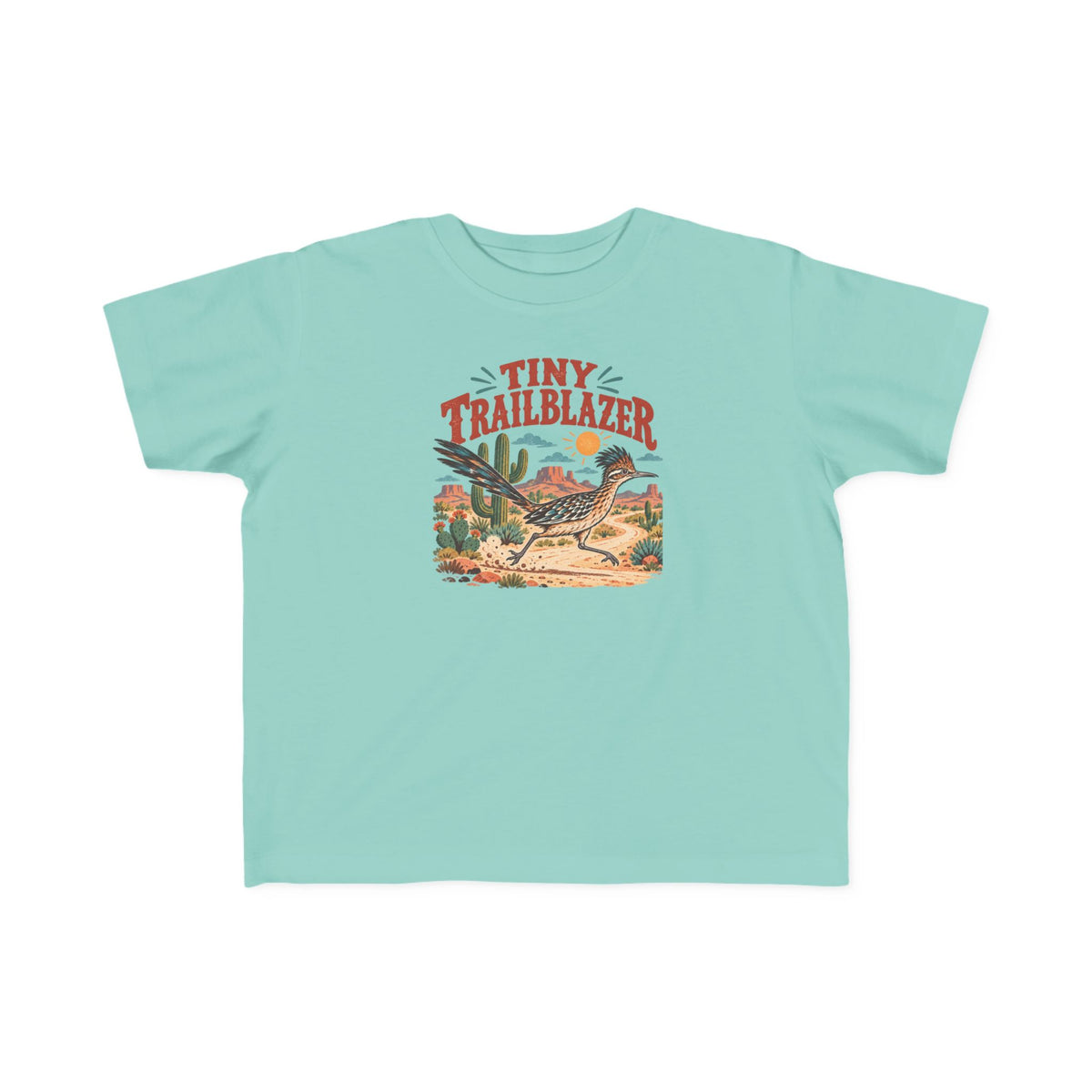 ‘Tiny Trailblazer ‘Toddler Tee | Desert Roadrunner Shirt