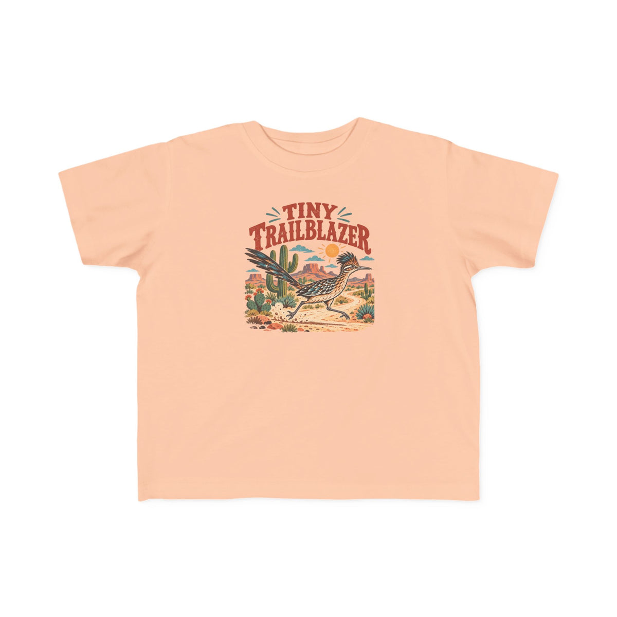 ‘Tiny Trailblazer ‘Toddler Tee | Desert Roadrunner Shirt
