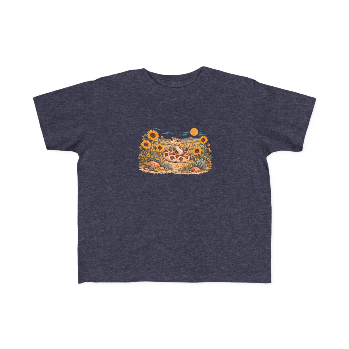 High Desert Little Toddler Tee | Rattlesnake & Sunflowers