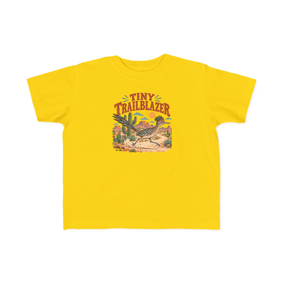 ‘Tiny Trailblazer ‘Toddler Tee | Desert Roadrunner Shirt