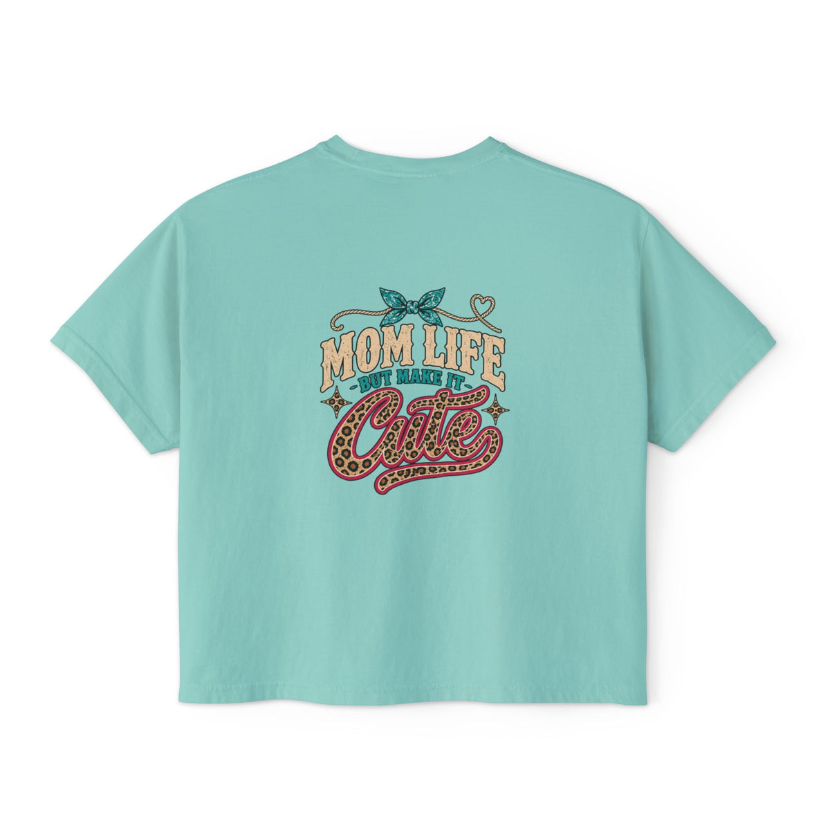Mom Life But Make It Cute Leopard Graphic Tee