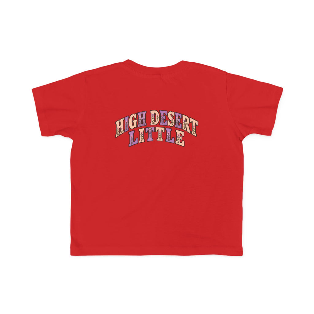 High Desert Little Toddler Tee | Black Bear & Wildflowers