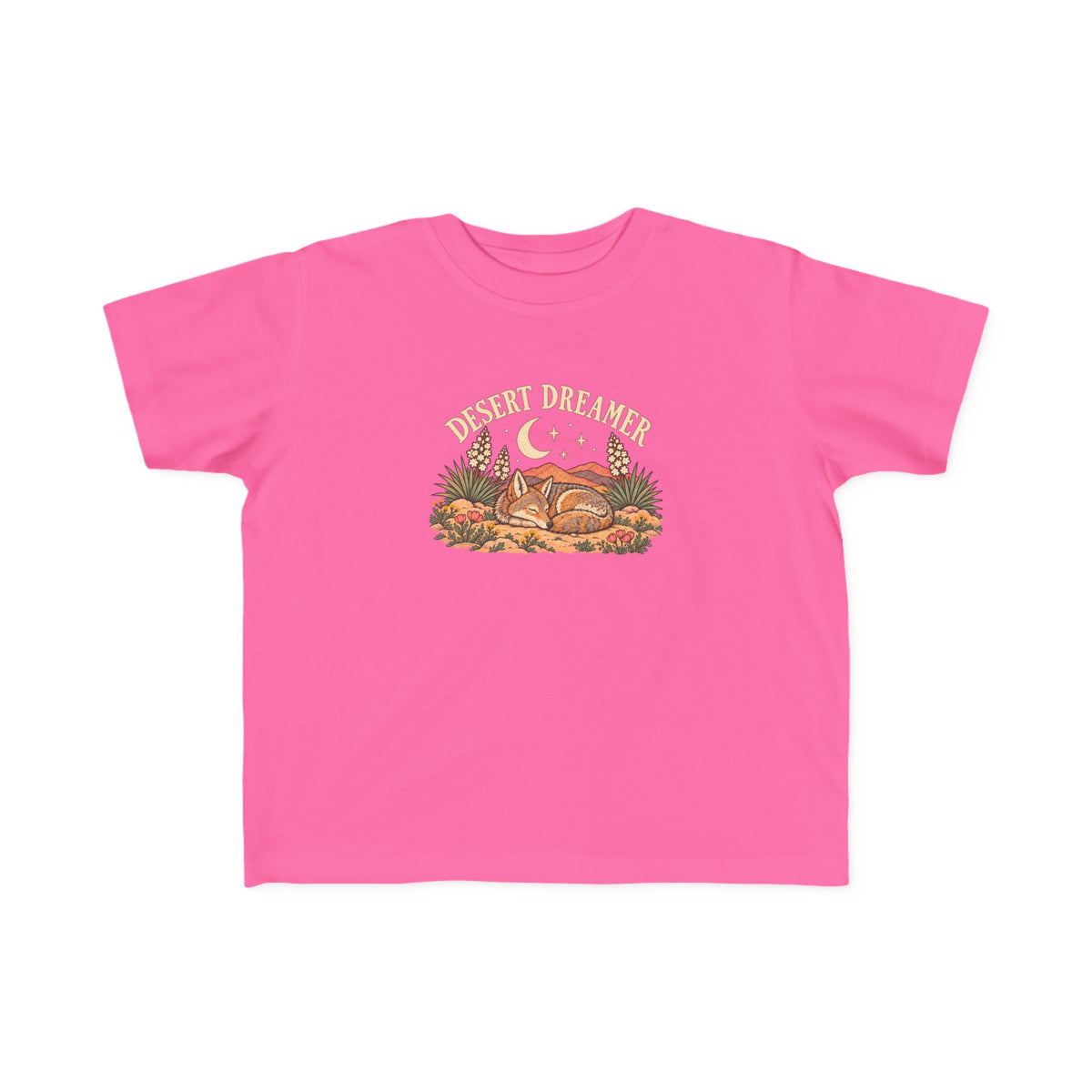 ‘Desert Dreamer’ Toddler Tee | Sleeping Coyote Shirt