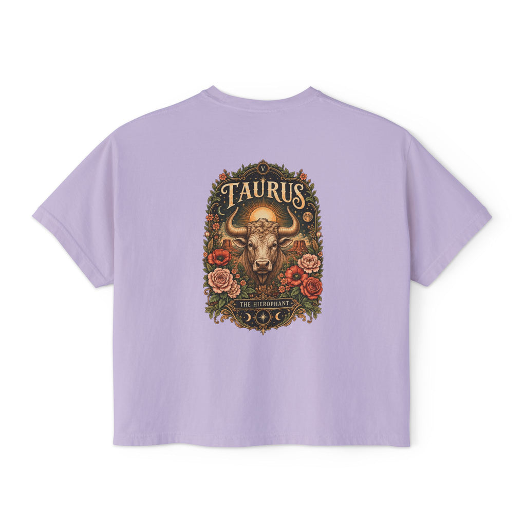 Taurus Hierophant Tarot Boxy  Shirt | Sun, Moon & Mesa