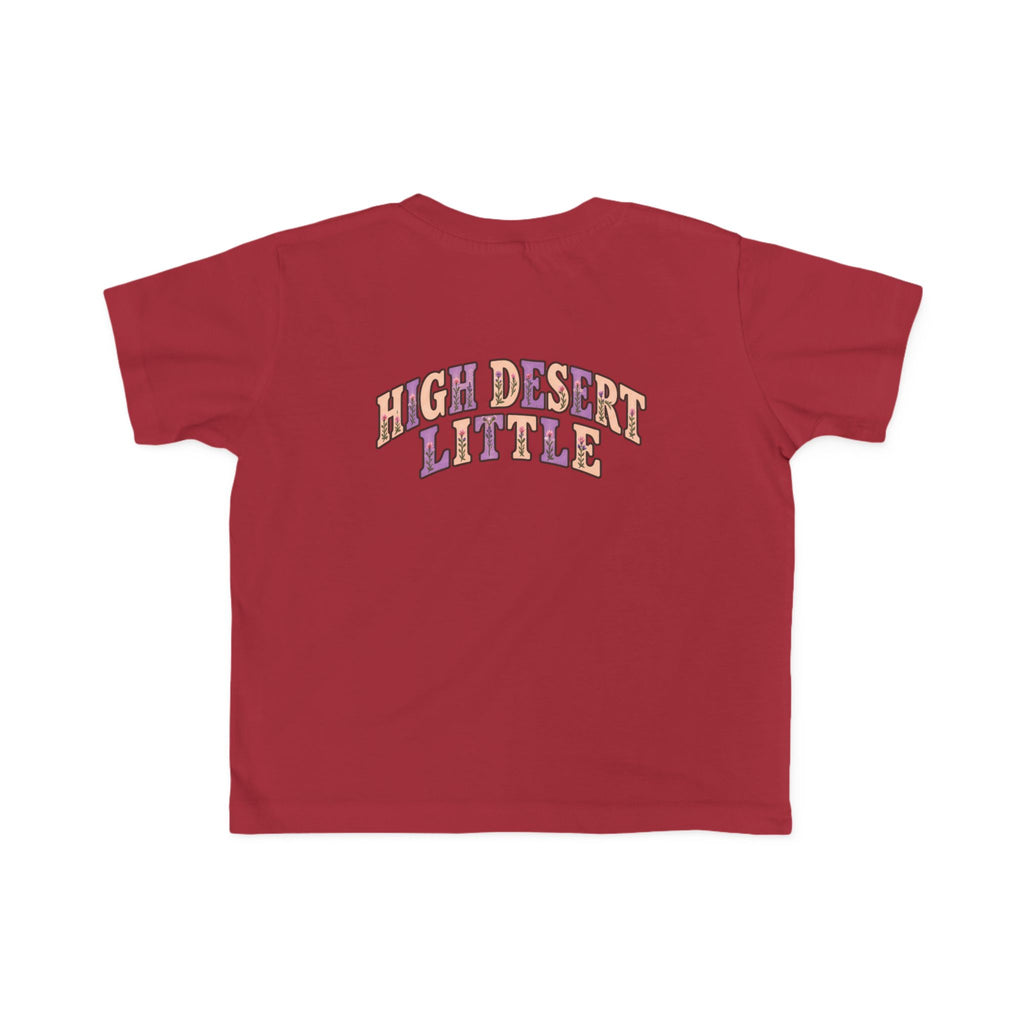 High Desert Little Toddler Tee | Black Bear & Wildflowers