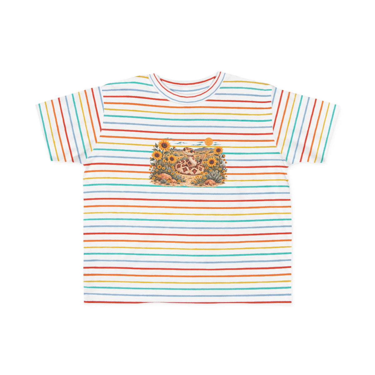 High Desert Little Toddler Tee | Rattlesnake & Sunflowers