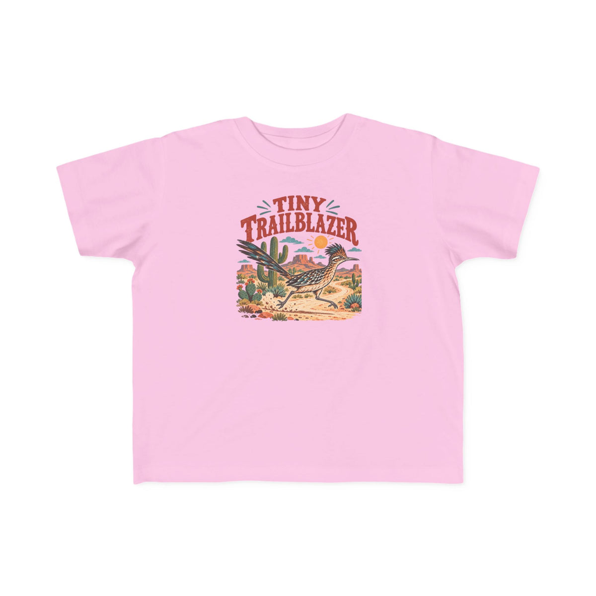 ‘Tiny Trailblazer ‘Toddler Tee | Desert Roadrunner Shirt