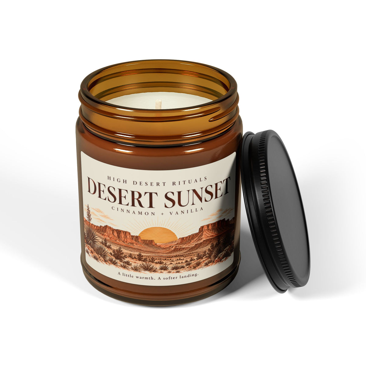 Desert Sunset | Cinnamon + Vanilla Candle | High Desert Rituals