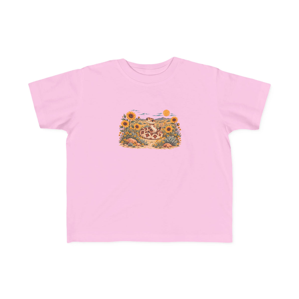 High Desert Little Toddler Tee | Rattlesnake & Sunflowers