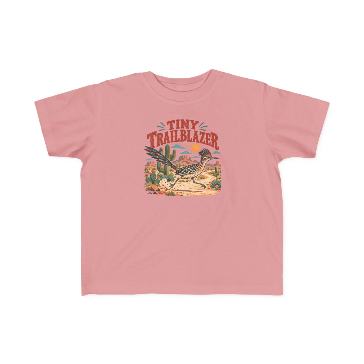 ‘Tiny Trailblazer ‘Toddler Tee | Desert Roadrunner Shirt