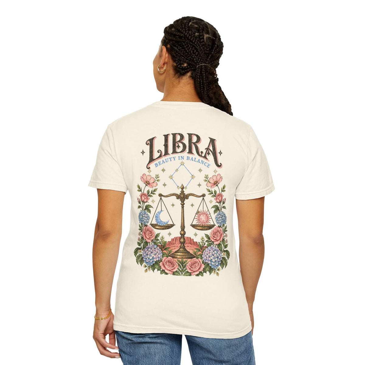 Libra Beauty in Balance Two-Sided Graphic Tee I High Desert Mama