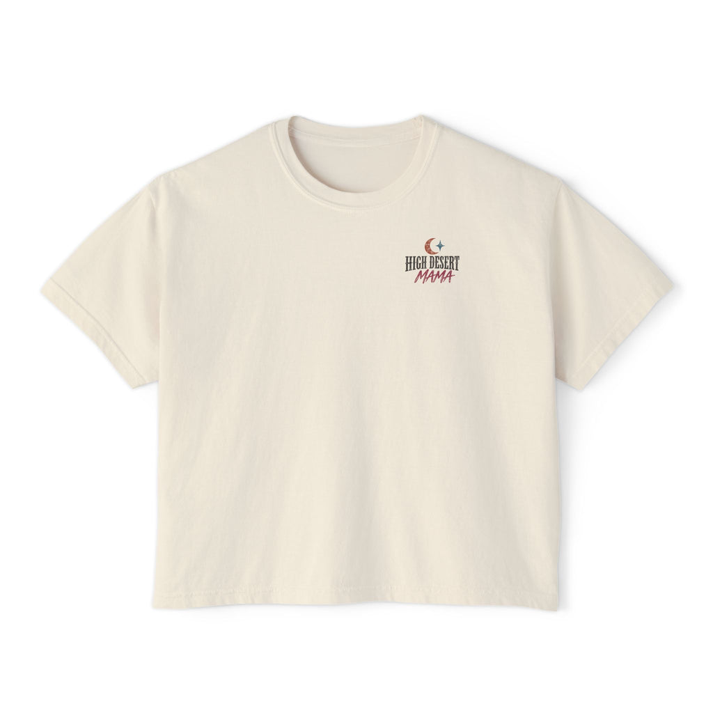 Girls Will Be Girls Western Witch Graphic Boxy Tee
