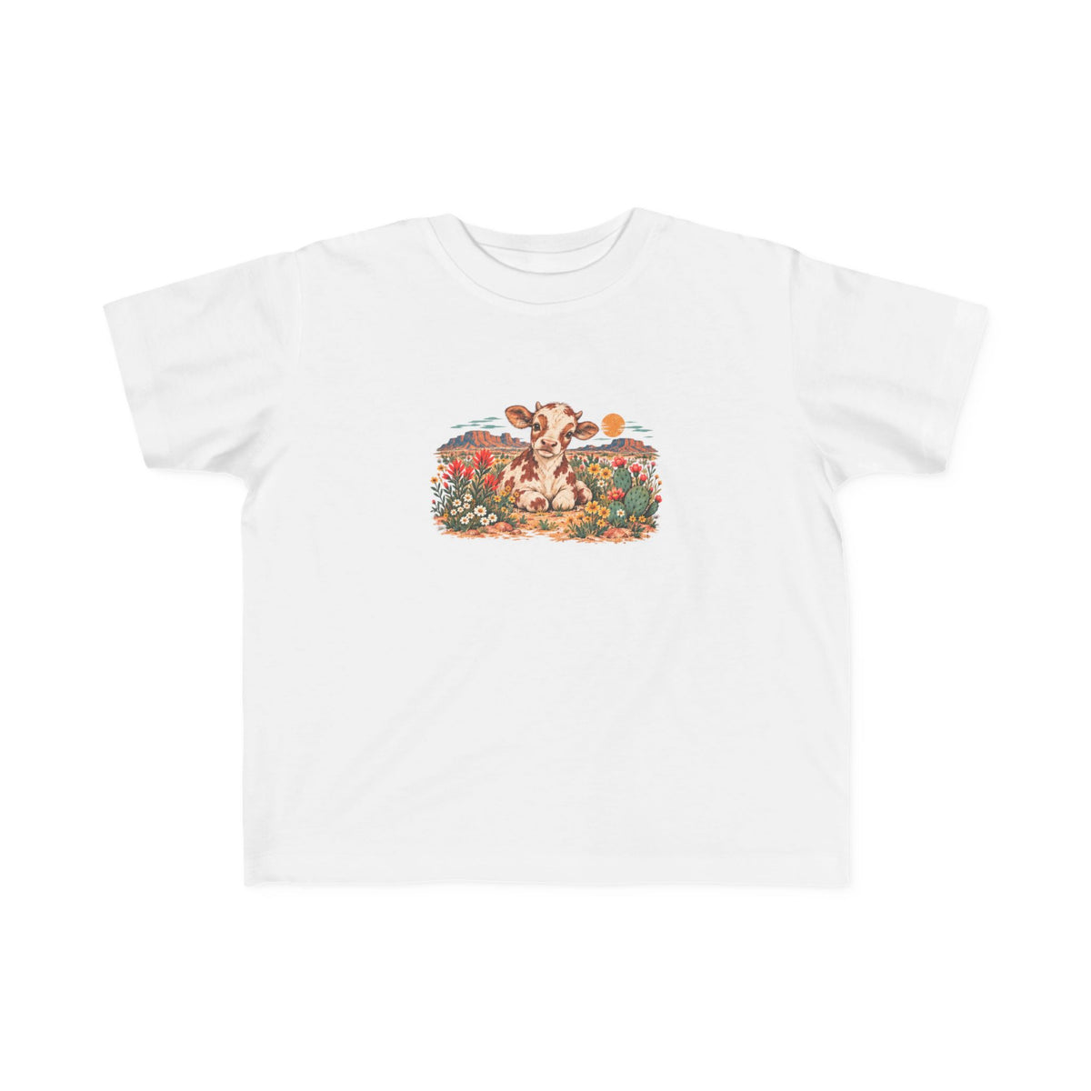 High Desert Little Toddler Tee | Baby Cow & Wildflowers