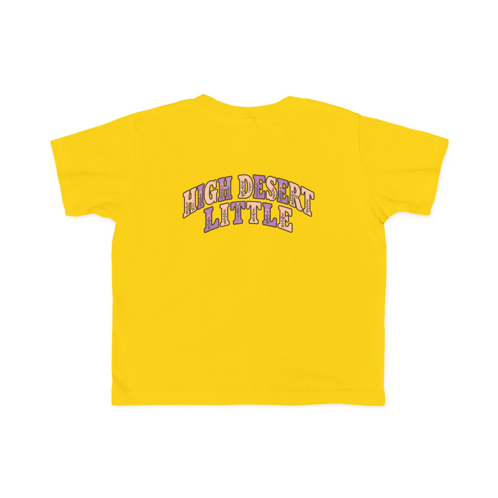 High Desert Little Toddler Tee | Black Bear & Wildflowers
