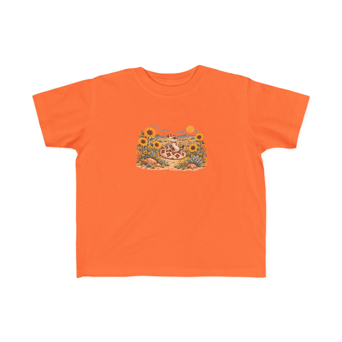 High Desert Little Toddler Tee | Rattlesnake & Sunflowers