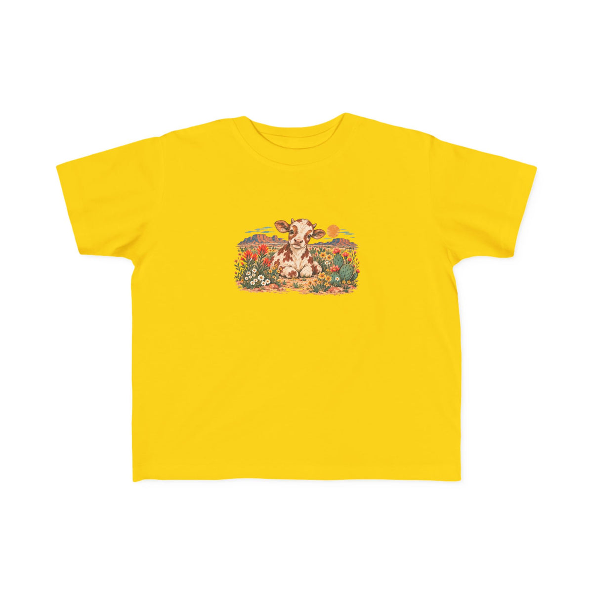 High Desert Little Toddler Tee | Baby Cow & Wildflowers