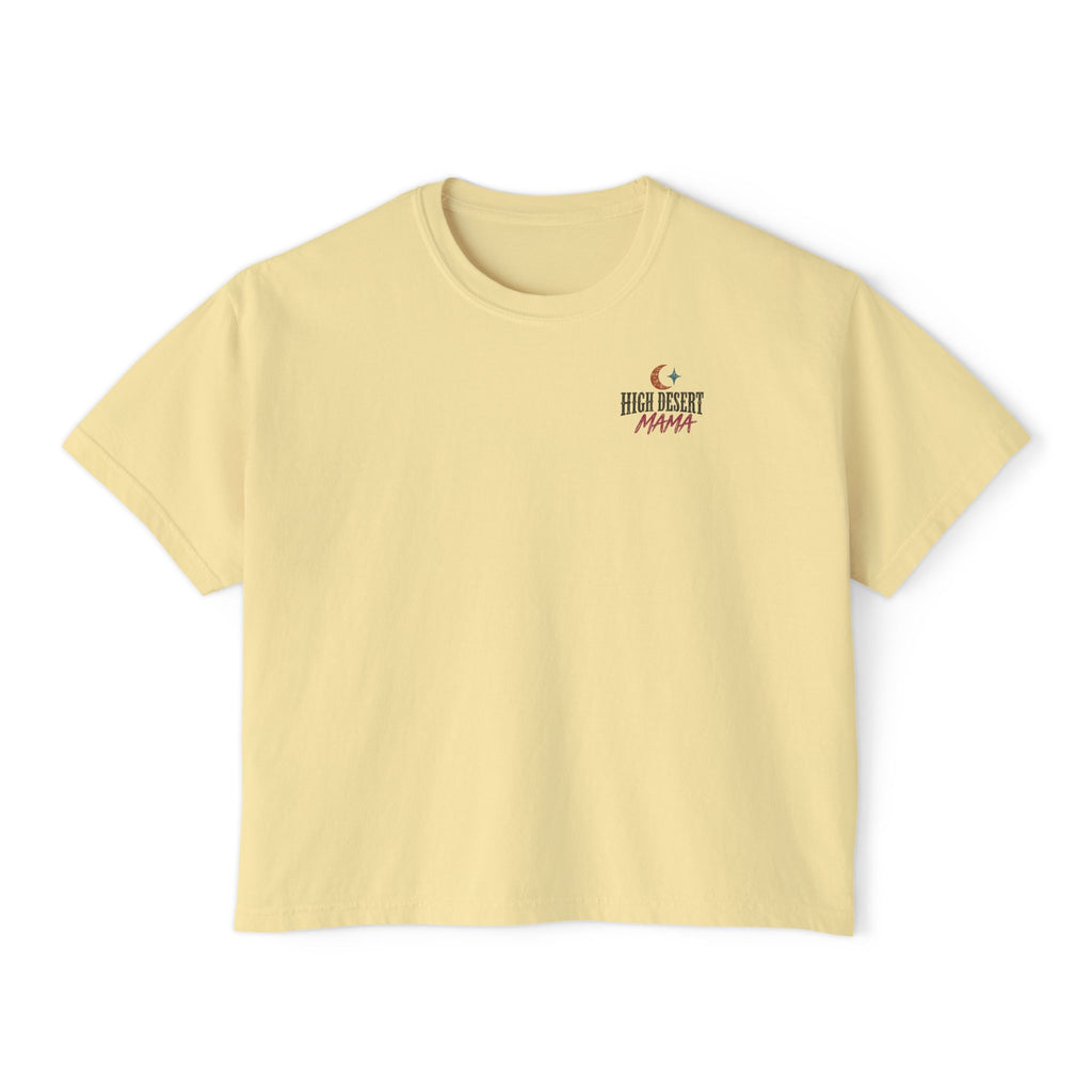 Girls Will Be Girls Western Witch Graphic Boxy Tee