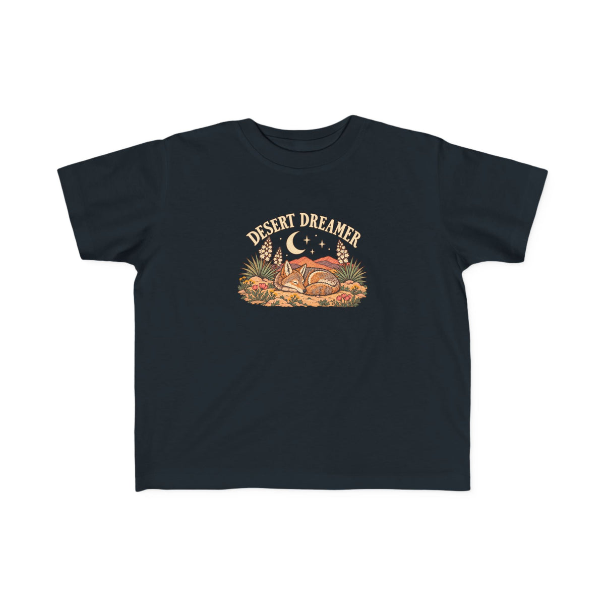 ‘Desert Dreamer’ Toddler Tee | Sleeping Coyote Shirt