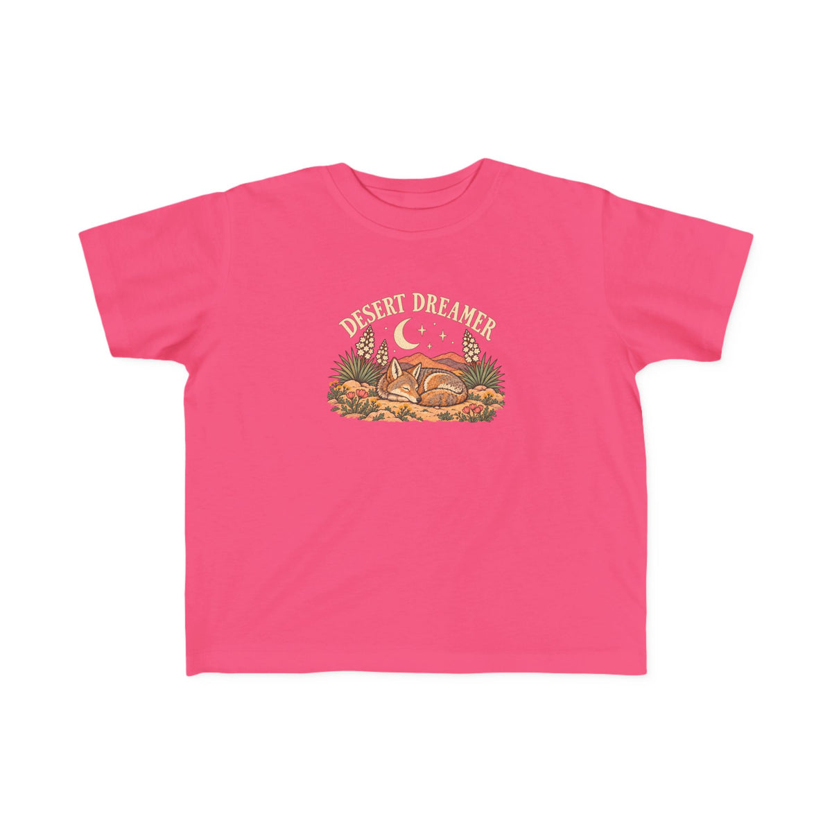 ‘Desert Dreamer’ Toddler Tee | Sleeping Coyote Shirt