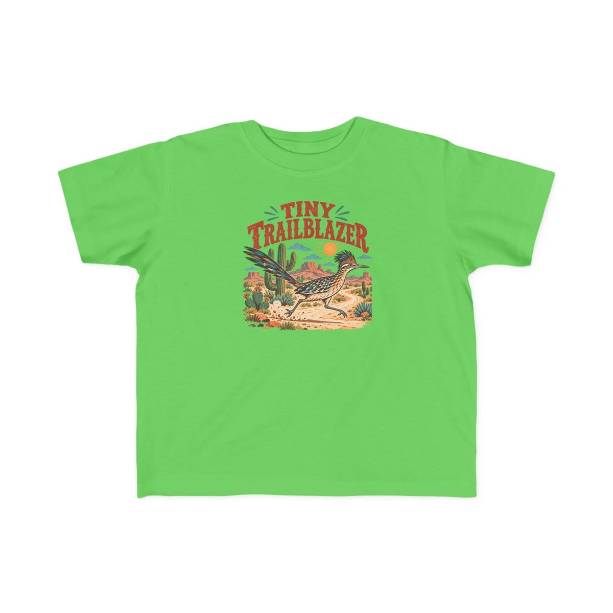 ‘Tiny Trailblazer ‘Toddler Tee | Desert Roadrunner Shirt