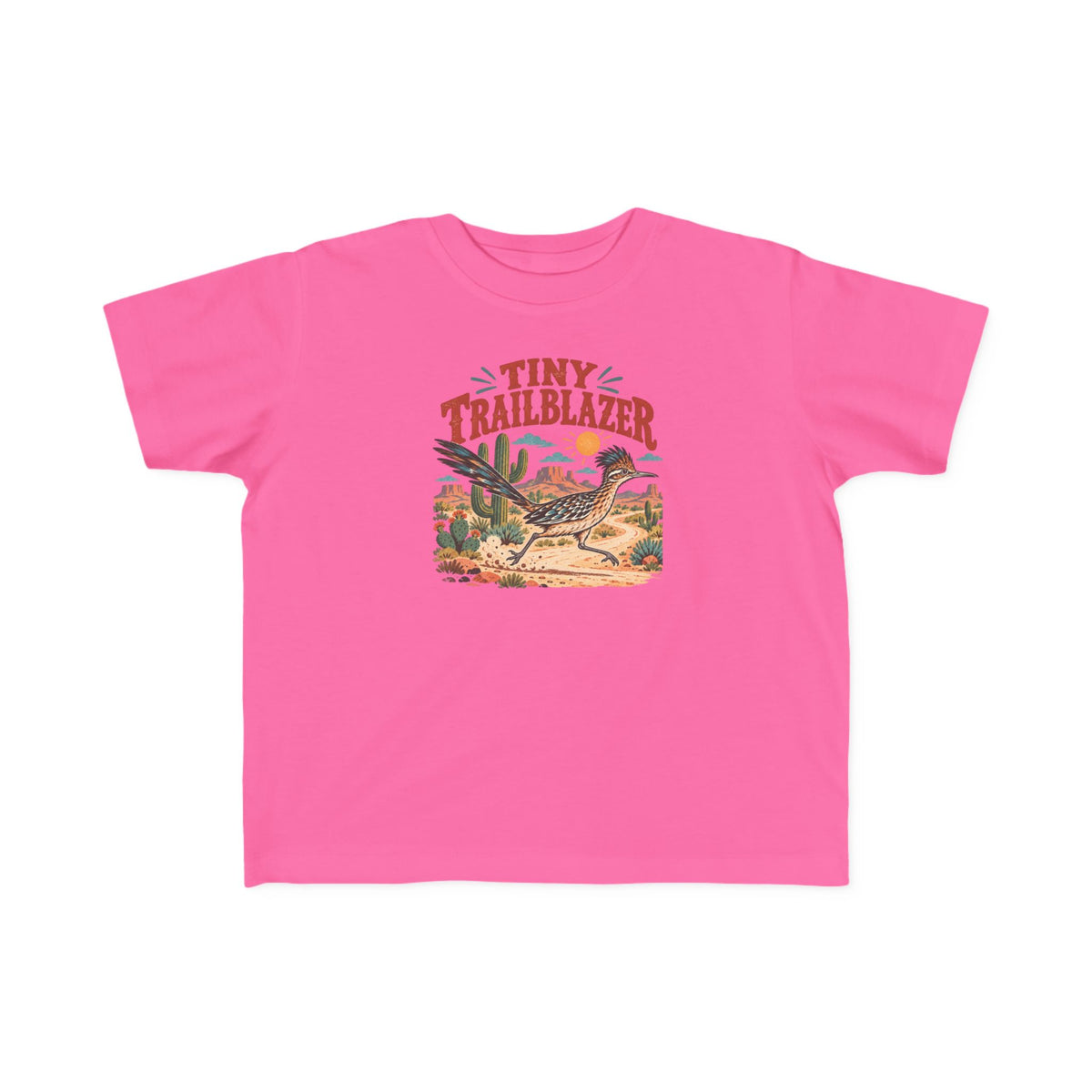 ‘Tiny Trailblazer ‘Toddler Tee | Desert Roadrunner Shirt